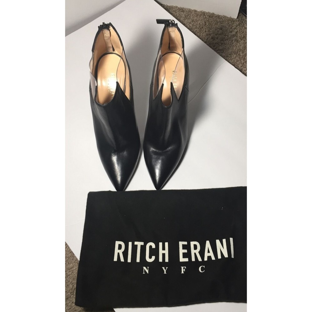 Ritch Erani Women Shoes Size EU 40.5 USA SZ 10 BLack Clear Boots